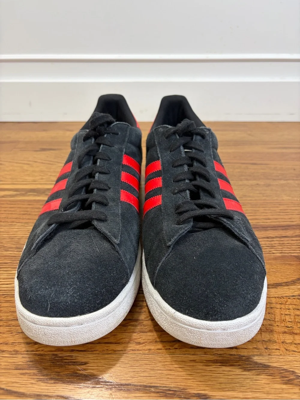 adidas Campus 00s Black/Red Suede Sneakers (15)